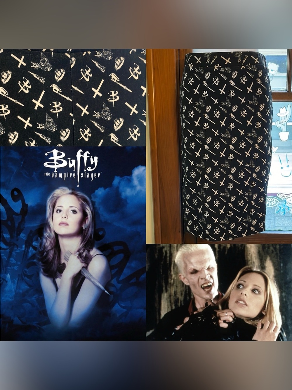 Buffy The Vampire Slayer Pencil Skirt